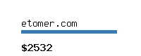 etomer.com Website value calculator
