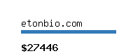 etonbio.com Website value calculator