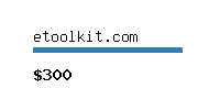 etoolkit.com Website value calculator