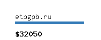 etpgpb.ru Website value calculator