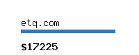 etq.com Website value calculator