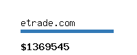 etrade.com Website value calculator
