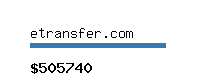 etransfer.com Website value calculator
