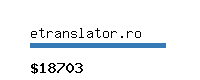 etranslator.ro Website value calculator