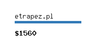 etrapez.pl Website value calculator