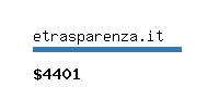 etrasparenza.it Website value calculator