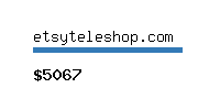 etsyteleshop.com Website value calculator