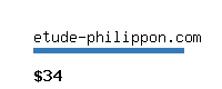 etude-philippon.com Website value calculator