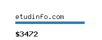etudinfo.com Website value calculator
