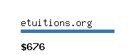 etuitions.org Website value calculator