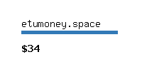 etumoney.space Website value calculator