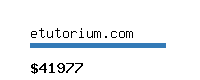 etutorium.com Website value calculator