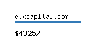 etxcapital.com Website value calculator