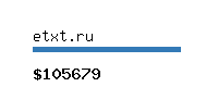 etxt.ru Website value calculator