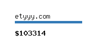 etyyy.com Website value calculator