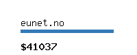 eunet.no Website value calculator