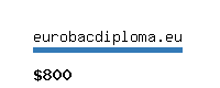 eurobacdiploma.eu Website value calculator