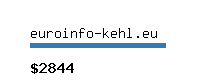 euroinfo-kehl.eu Website value calculator