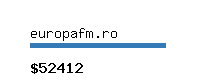 europafm.ro Website value calculator