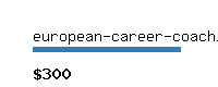 european-career-coaching.com Website value calculator