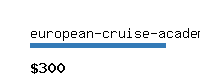 european-cruise-academy.com Website value calculator