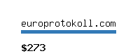 europrotokoll.com Website value calculator