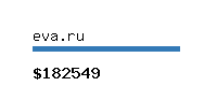 eva.ru Website value calculator
