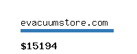 evacuumstore.com Website value calculator