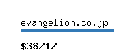 evangelion.co.jp Website value calculator