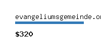 evangeliumsgemeinde.org Website value calculator