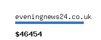 eveningnews24.co.uk Website value calculator