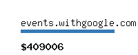 events.withgoogle.com Website value calculator