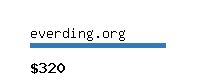 everding.org Website value calculator