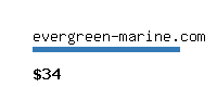 evergreen-marine.com Website value calculator