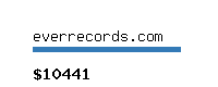 everrecords.com Website value calculator