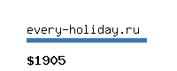 every-holiday.ru Website value calculator