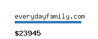 everydayfamily.com Website value calculator