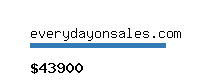 everydayonsales.com Website value calculator