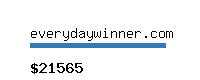 everydaywinner.com Website value calculator