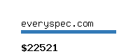 everyspec.com Website value calculator