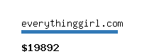 everythinggirl.com Website value calculator