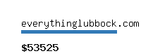 everythinglubbock.com Website value calculator