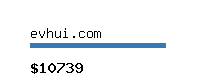 evhui.com Website value calculator