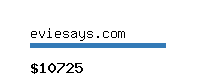 eviesays.com Website value calculator