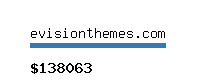 evisionthemes.com Website value calculator