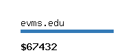 evms.edu Website value calculator