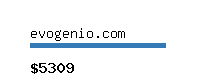 evogenio.com Website value calculator