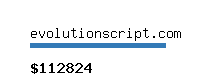 evolutionscript.com Website value calculator