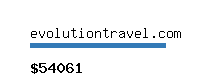 evolutiontravel.com Website value calculator