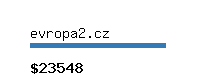 evropa2.cz Website value calculator